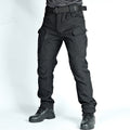 Outdoor fleece-lined waterproof hiking pants, suitable for autumn and winter.