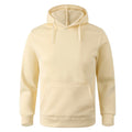 Men's solid color hooded sweatshirt