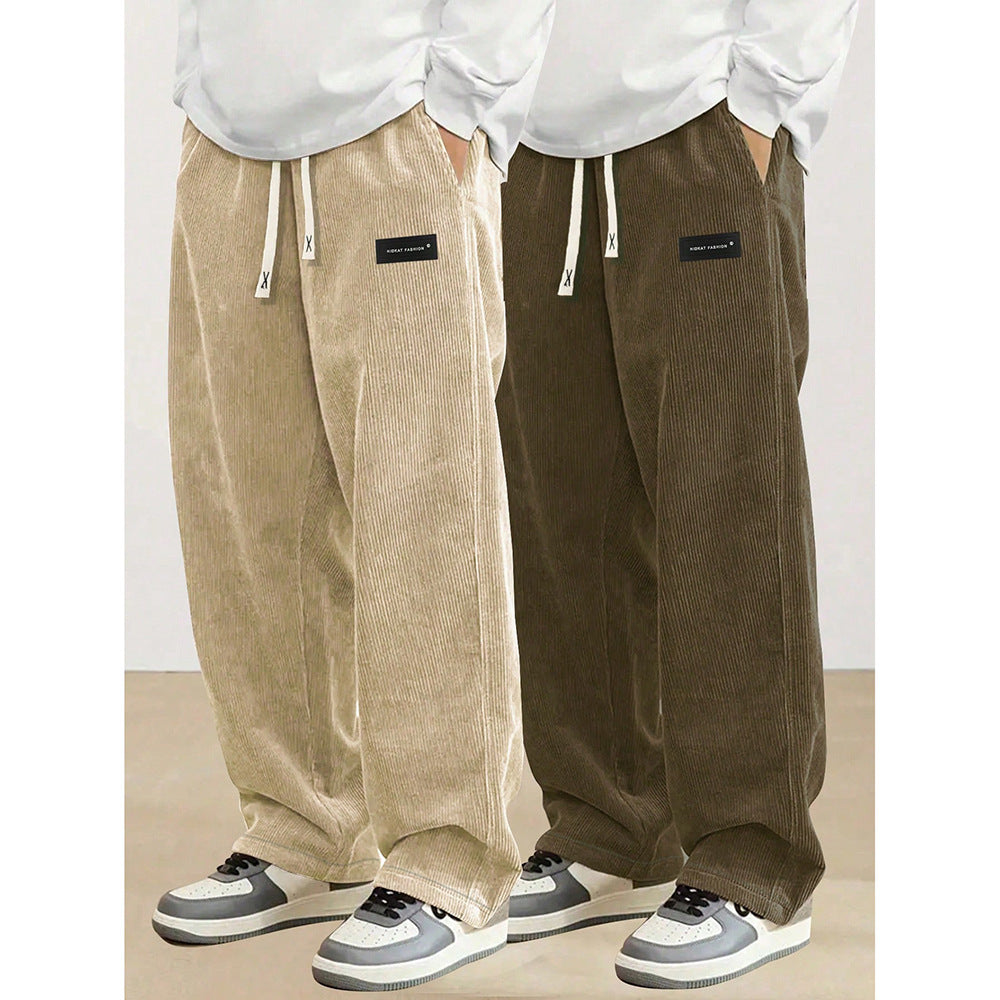 New loose-fitting athletic sweatpants, versatile long pants.